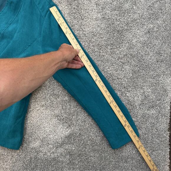 Studio Works Jacket Womens 18 Faux Suede Full Zip Lined Pockets Classic - Picture 9 of 13